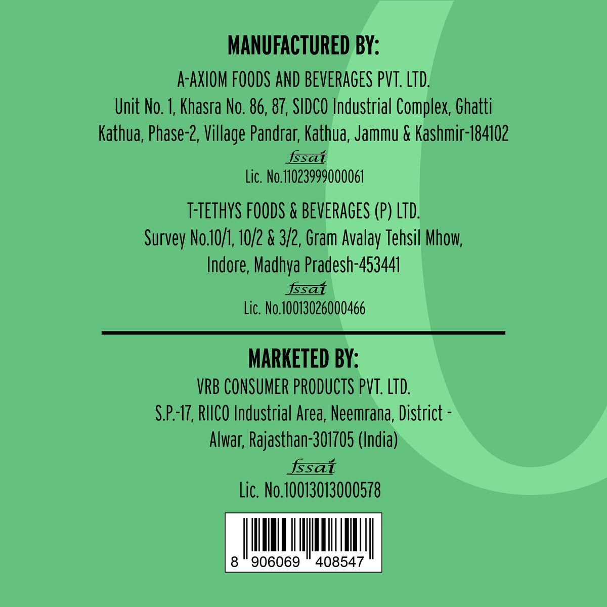 Ginger Ale Flavoured (250 ml)